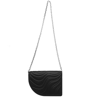 LA VIE BAG - BLACK SOFT EMBOSSED LEATHER