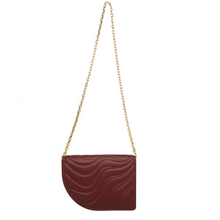LA VIE BAG - BURGUNDY SOFT EMBOSSED LEATHER