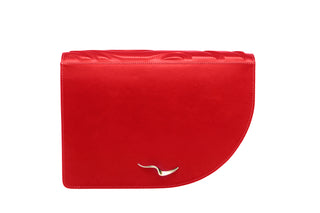 LA VIE BAG - RED SOFT EMBOSSED LEATHER