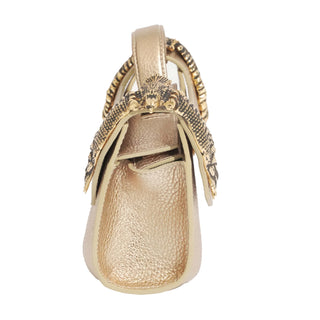 THE MINI BABY COLONEL - GOLD SHIMMER (SCOTCH PRINT)