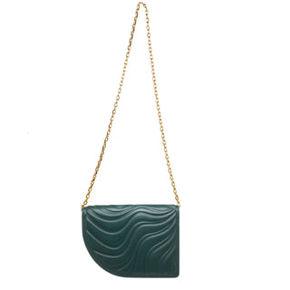 LA VIE BAG - FOREST GREEN SOFT EMBOSSED LEATHER
