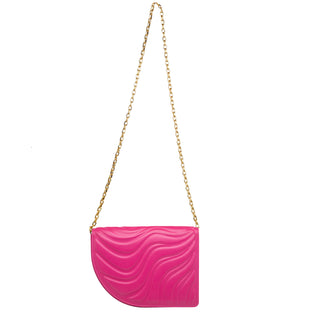 LA VIE BAG - FUSCHIA SOFT EMBOSSED LEATHER