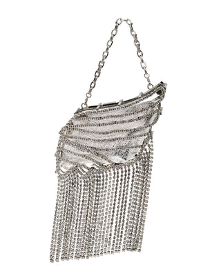 AL TAIR BAG - SILVER BRASS & CRYSTAL STONES