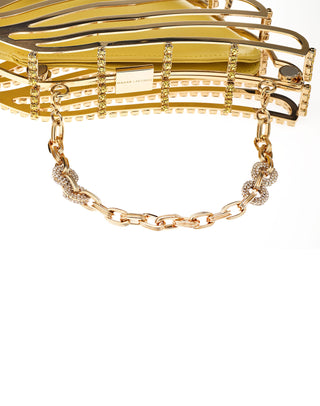 AL TAIR BAG - GOLD BRASS & YELLOW CITRINE STONES