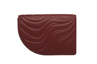 LA VIE BAG - BURGUNDY SOFT EMBOSSED LEATHER