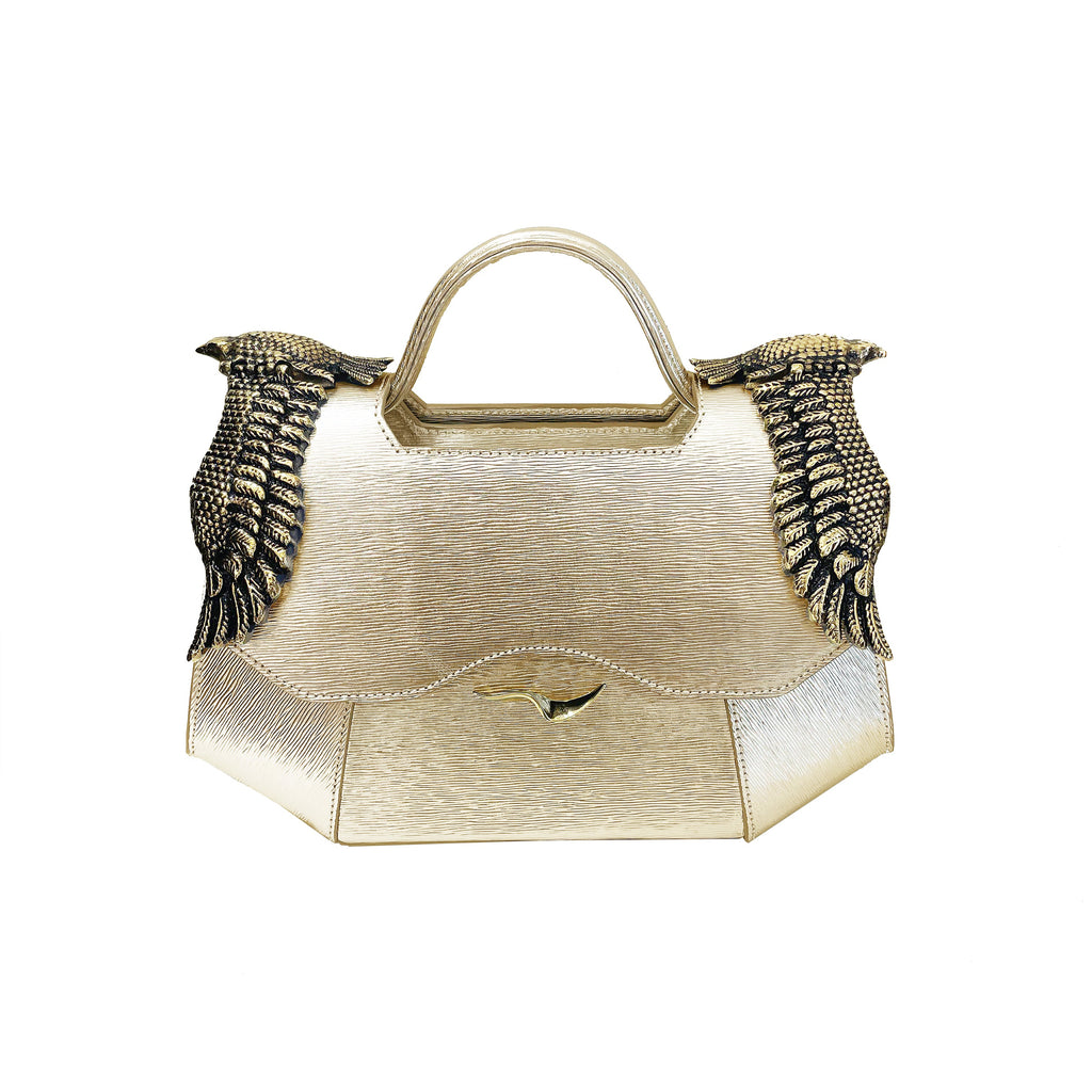 THE BABY COLONEL GOLD - VERONA PRINT – Manar Laktineh
